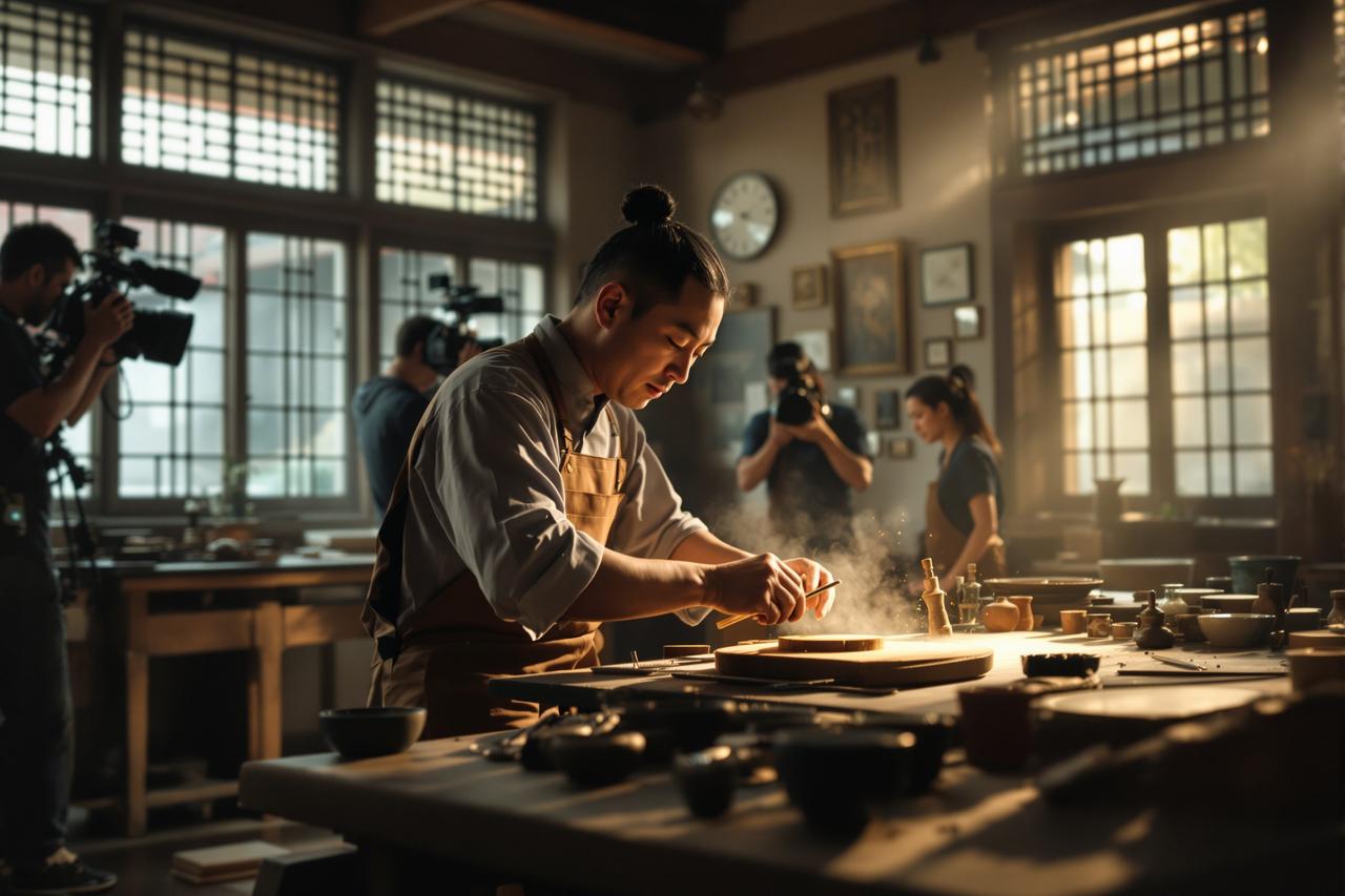 多多影视作品《非遗传承》海报